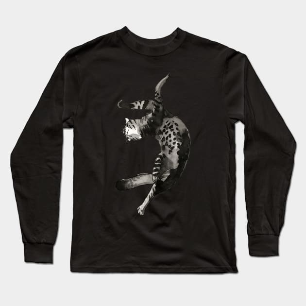 Cats Always Land on their Feet Long Sleeve T-Shirt by Ciarabarsotti